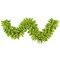 Vickerman 9'x 14" Flk Lime Garland DurL LED 100Lm - K168615LED